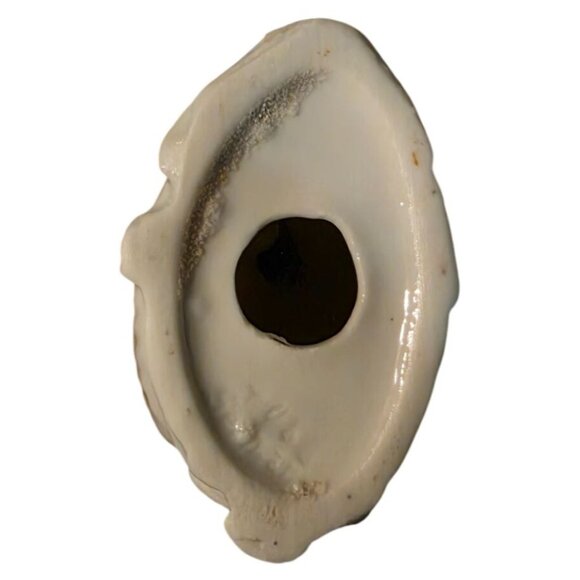 Vintage Flower Frog Ceramic Nude Woman Figurine 4.5" Off-White Glossy Art Deco - Picture 6 of 12